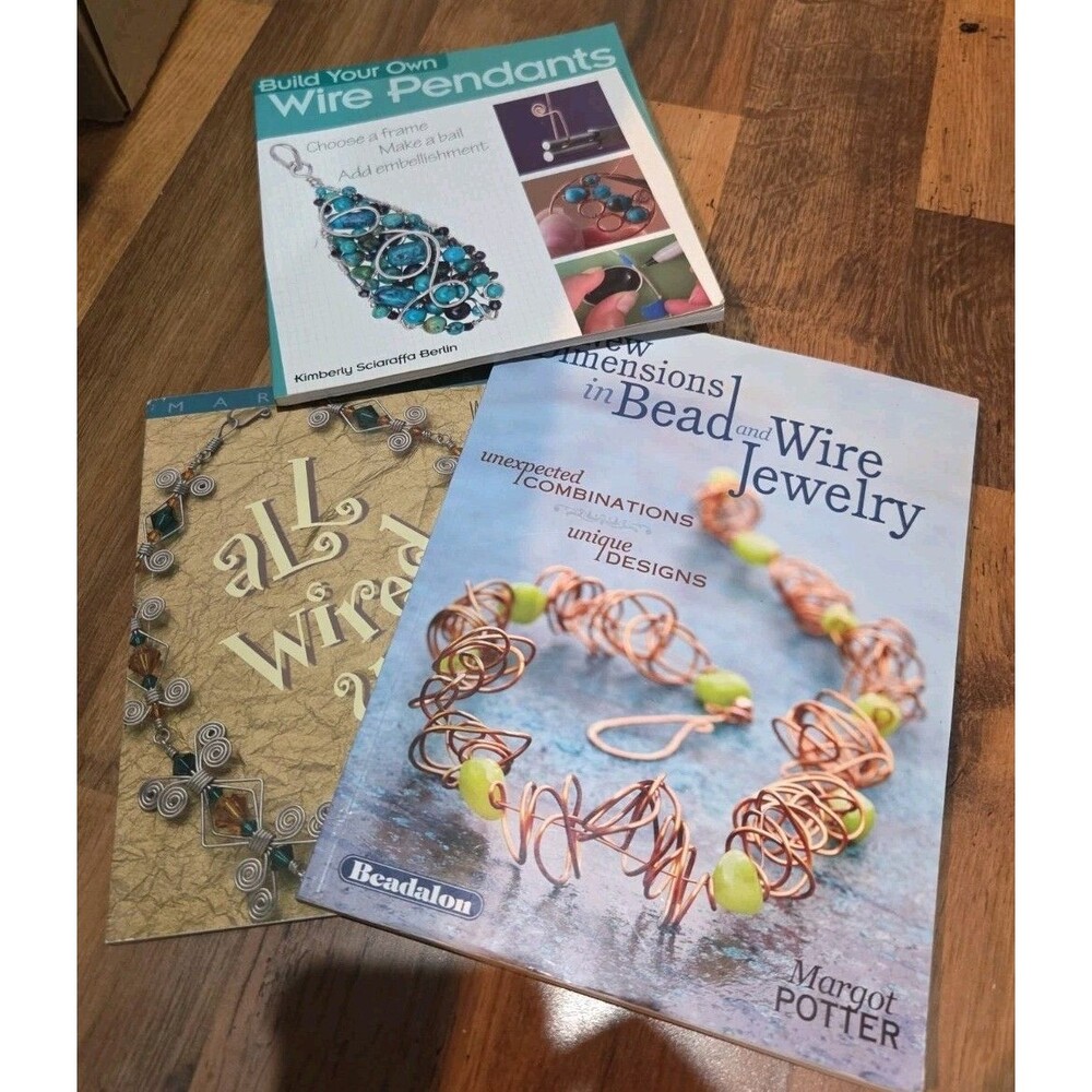 3 Books Making Your Own Wire Jewelry  Build Your Own Wire Pendants, All Wired...